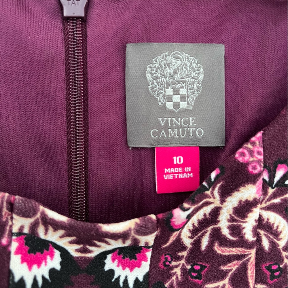 Vince Camuto | Kaleidoscope Floral Pattern Dress - Picture 4 of 8